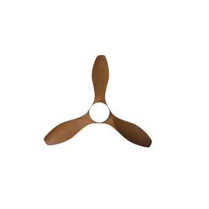 Immax NEO 07141-B - Светодиодный потолочный вентилятор NEO LITE FRESCO LED/18W/230V Tuya Wi-Fi черный/коричневый + дистанционное управление