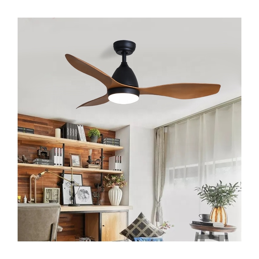 Immax NEO 07141-B - Світлодіодний стельовий вентилятор NEO LITE FRESCO LED/18W/230V Tuya Wi-Fi чорний/коричневий+ пульт дистанційного керування
