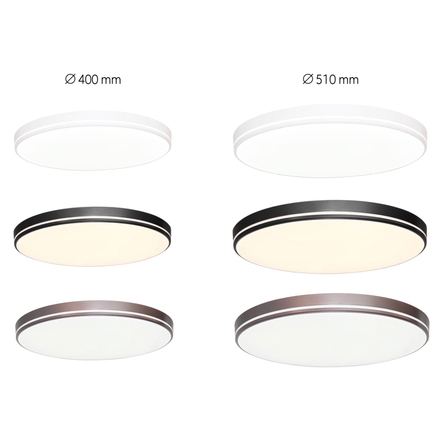 Immax NEO 07148-B51 - Стельовий LED світильник з регулюванням яскравості NEO LITE AREAS LED/48W/230V Tuya Wi-Fi чорний + дистанційне керування