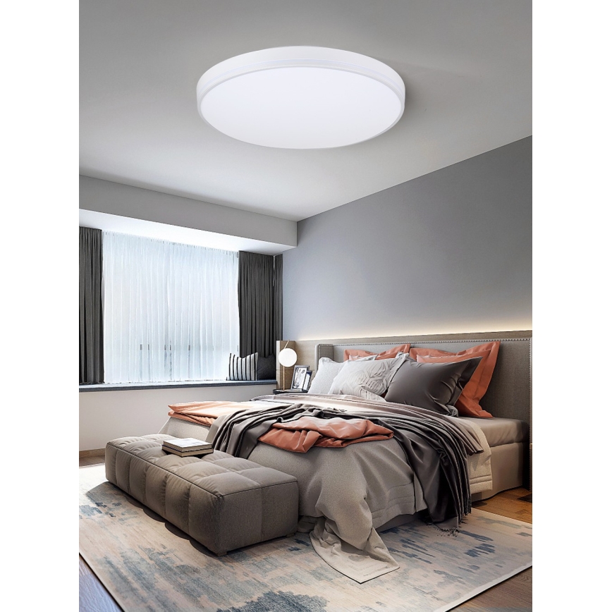 Immax NEO 07149-W51 - Стельовий LED світильник з регулюванням яскравості NEO LITE AREAS LED/48W/230V Tuya Wi-Fi білий + дистанційне керування