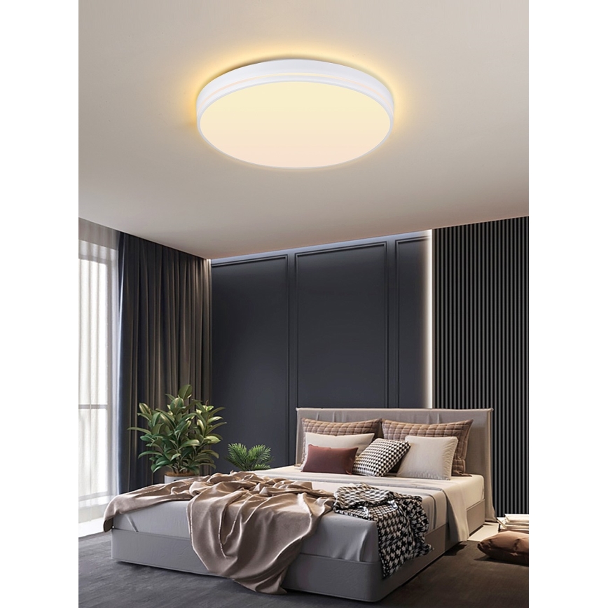 Immax NEO 07149-W51 - Стельовий LED світильник з регулюванням яскравості NEO LITE AREAS LED/48W/230V Tuya Wi-Fi білий + дистанційне керування