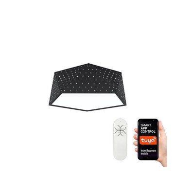 Immax NEO 07151-B40 - Светодиодный регулируемый потолочный светильник BRILIANT LED/20W/230V Wi-Fi Tuya черный + пульт дистанционного управления