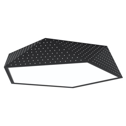 Immax NEO 07151-B60 - Светодиодный потолочный светильник с регулированием яркости BRILIANT LED/45W/230V Wi-Fi Tuya черный + дистанционное управление
