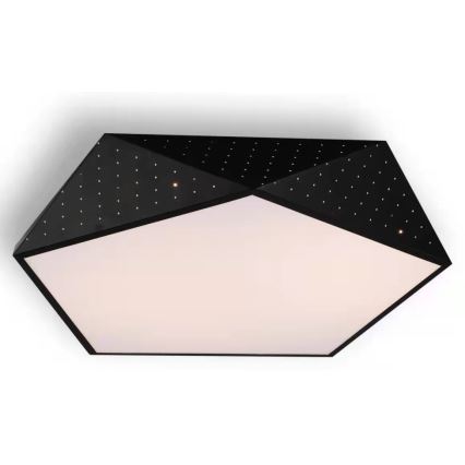 IмMAx NEO 07151-B60 - Світлодіодний стельовий світильник з регулюванням яскравості BRILIANT LED/45W/230V Wi-Fi Tuya чорний + пульт ДК