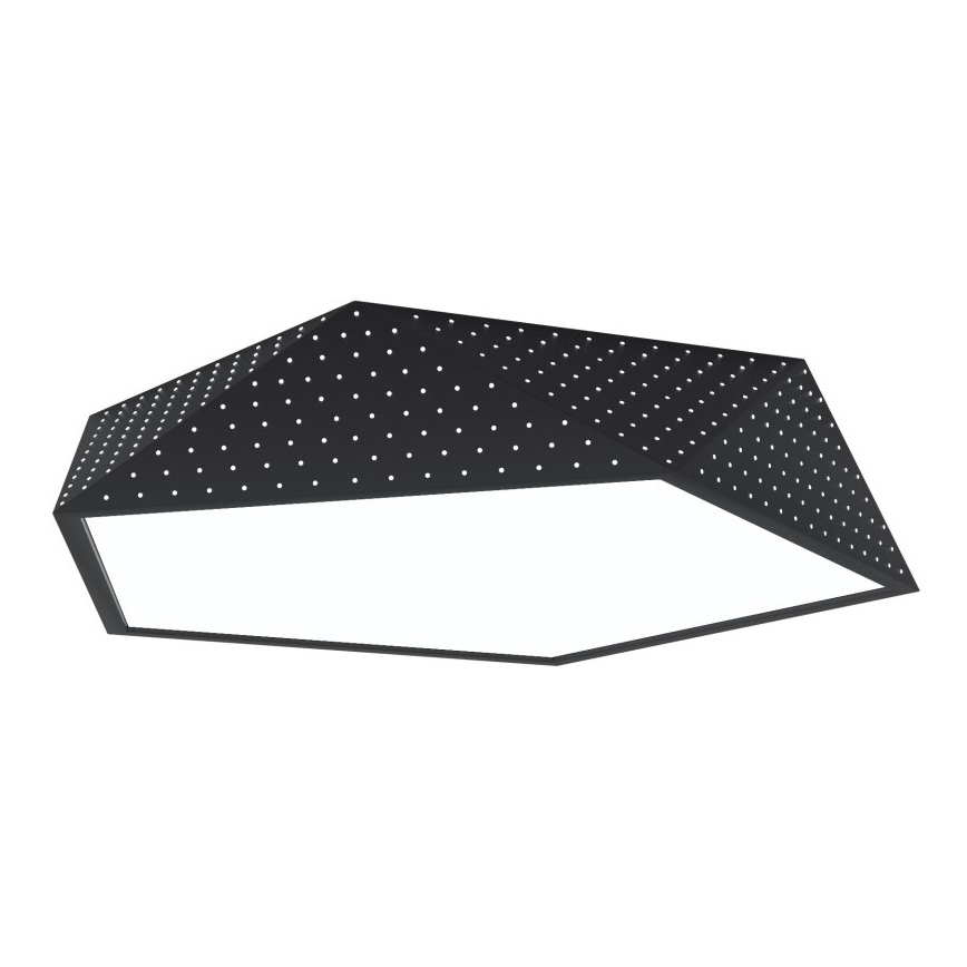 IмMAx NEO 07151-B60 - Світлодіодний стельовий світильник з регулюванням яскравості BRILIANT LED/45W/230V Wi-Fi Tuya чорний + пульт ДК
