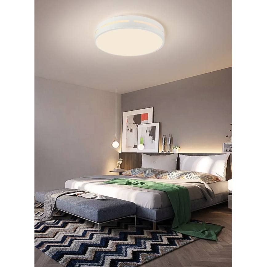 Immax NEO 07153-W50 - Стельовий LED світильник з регулюванням яскравості NEO LITE PERFECTO LED/48W/230V Wi-Fi Tuya білий + дистанційне керування