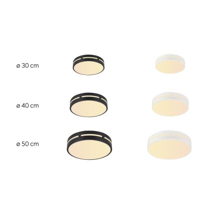 Immax NEO 07153-W50 - Светодиодный потолочный светильник с регулированием яркости NEO LITE PERFECTO LED/48W/230V Wi-Fi Tuya белый + дистанционное управление