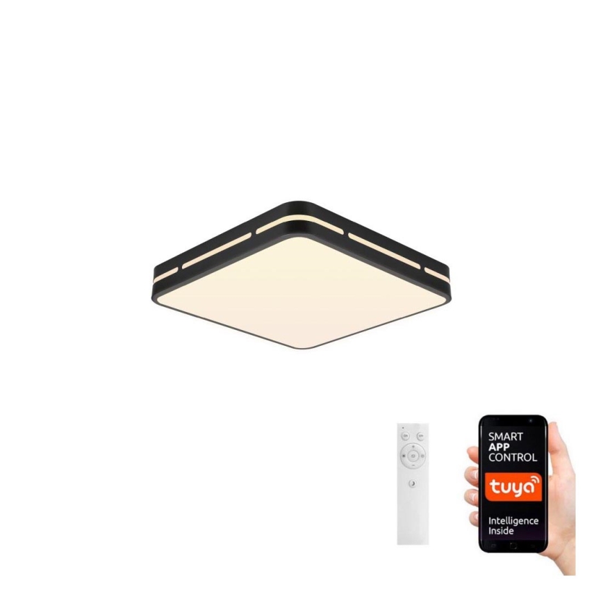 Immax NEO 07154-B30 - Светодиодный потолочный светильник с регулированием яркости NEO LITE PERFECTO LED/24W/230V Wi-Fi Tuya черный + дистанционное управление