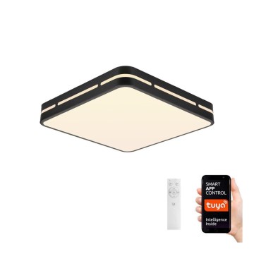 Immax NEO 07154-B42 - Светодиодный потолочный светильник с регулированием яркости NEO LITE PERFECTO LED/48W/230V Wi-Fi Tuya черный + дистанционное управление