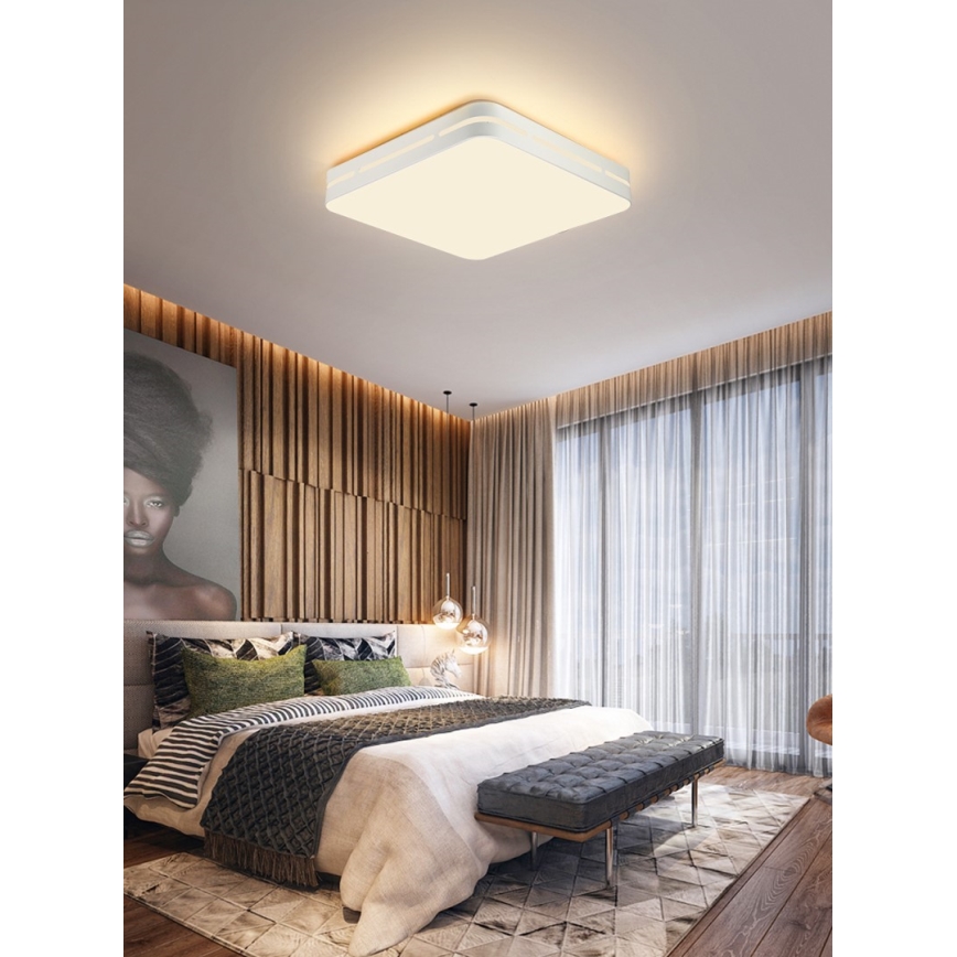 Immax NEO 07155-W42 - Стельовий LED світильник з регулюванням яскравості NEO LITE PERFECTO LED/48W/230V Wi-Fi Tuya білий + дистанційне керування