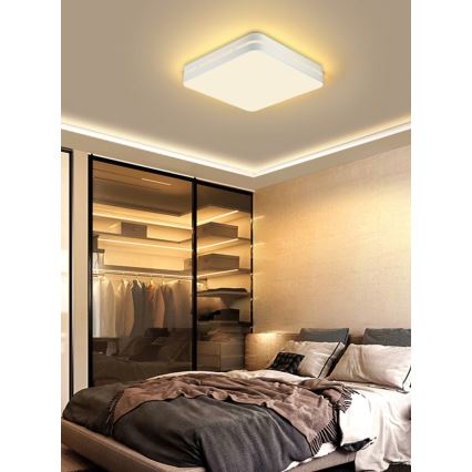 Immax NEO 07155-W42 - Стельовий LED світильник з регулюванням яскравості NEO LITE PERFECTO LED/48W/230V Wi-Fi Tuya білий + дистанційне керування