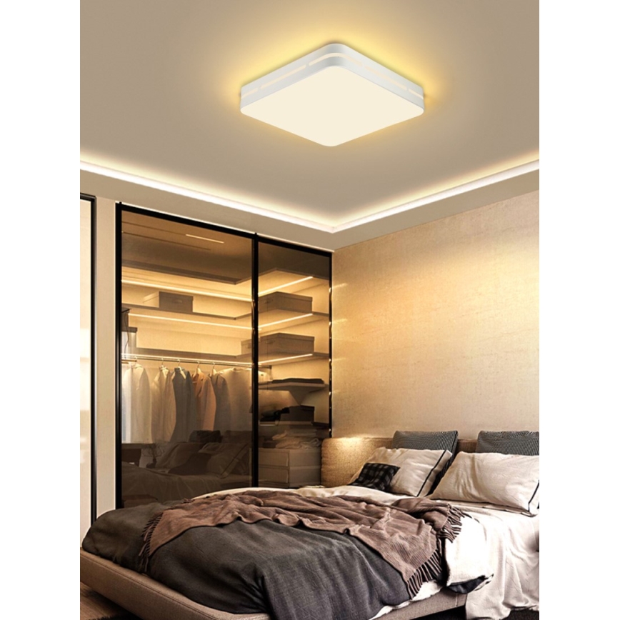 Immax NEO 07155-W42 - Стельовий LED світильник з регулюванням яскравості NEO LITE PERFECTO LED/48W/230V Wi-Fi Tuya білий + дистанційне керування
