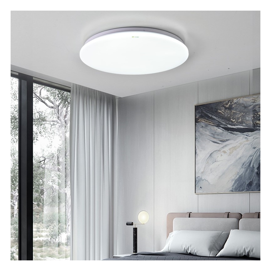 Immax NEO 07156-38 - Стельовий LED світильник з регулюванням яскравості ANCORA LED/24W/230V 2700-6500K Wi-Fi + пульт дистанційного керування Tuya