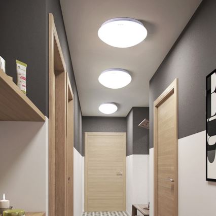 Immax NEO 07156-38 - Стельовий LED світильник з регулюванням яскравості ANCORA LED/24W/230V 2700-6500K Wi-Fi + пульт дистанційного керування Tuya