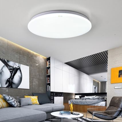 Immax NEO 07156-45 - Стельовий LED світильник з регулюванням яскравості ANCORA LED/36W/230V 2700-6500K Wi-Fi + пульт дистанційного керування Tuya