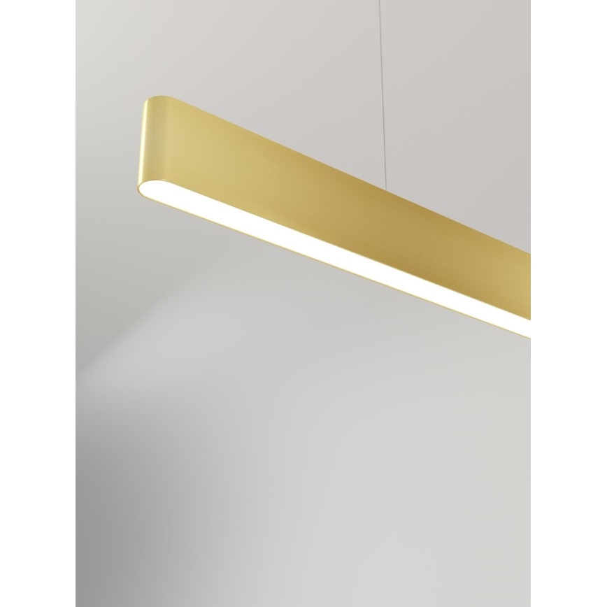 Immax NEO 07157-G120X - LED RGB+CCTW Підвісна люстра з регулюванням яскравості MILANO LED/40W/230V Tuya золотий