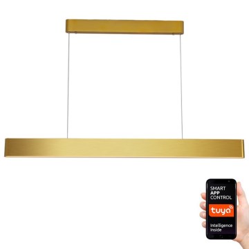 Immax NEO 07157-G120X - Светодиодная подвесная RGB+CCTW люстра с регулированием яркости MILANO LED/40W/230V Tuya золотистый