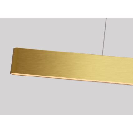 Immax NEO 07157-G120X - Светодиодная подвесная RGB+CCTW люстра с регулированием яркости MILANO LED/40W/230V Tuya золотистый