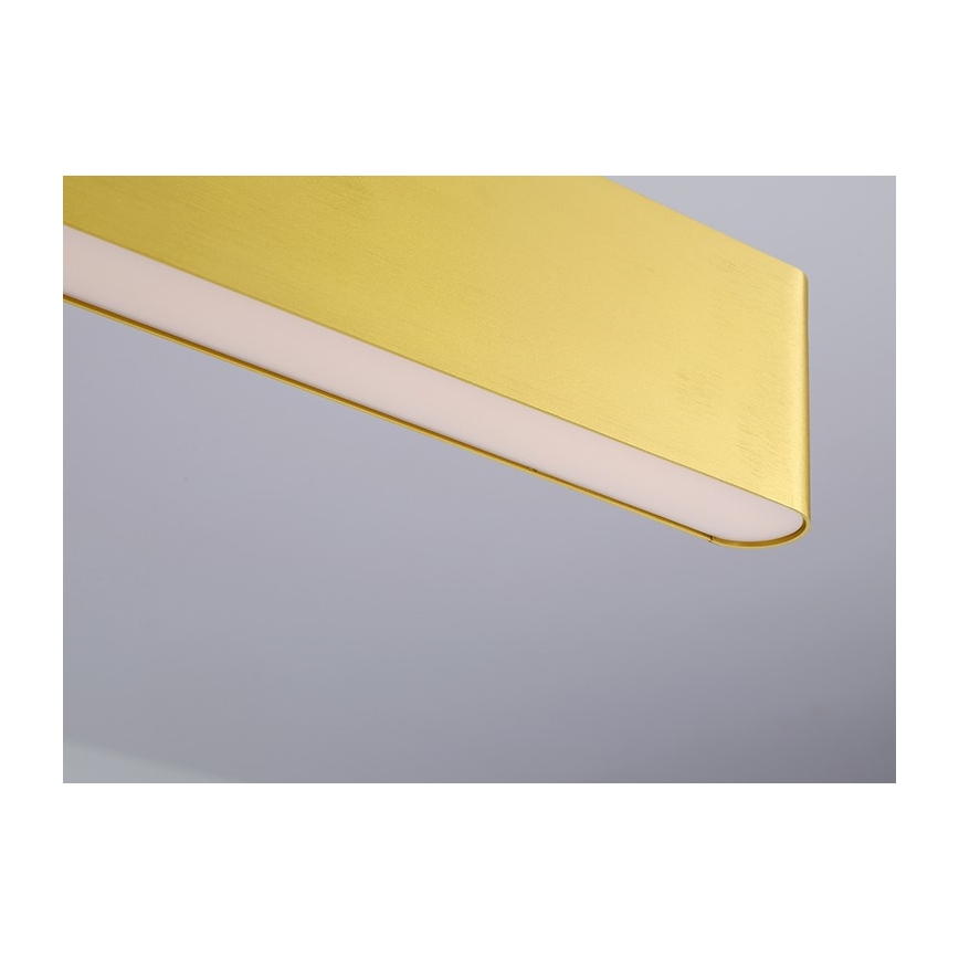 Immax NEO 07157-G120X - Светодиодная подвесная RGB+CCTW люстра с регулированием яркости MILANO LED/40W/230V Tuya золотистый