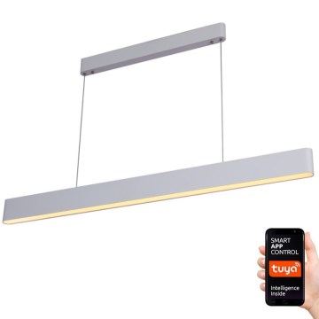 Immax NEO 07157-W120X - Светодиодная подвесная RGB+CCT люстра с регулированием яркости MILANO LED/40W/230V Tuya белый