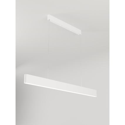 Immax NEO 07157-W120X - Светодиодная подвесная RGB+CCT люстра с регулированием яркости MILANO LED/40W/230V Tuya белый