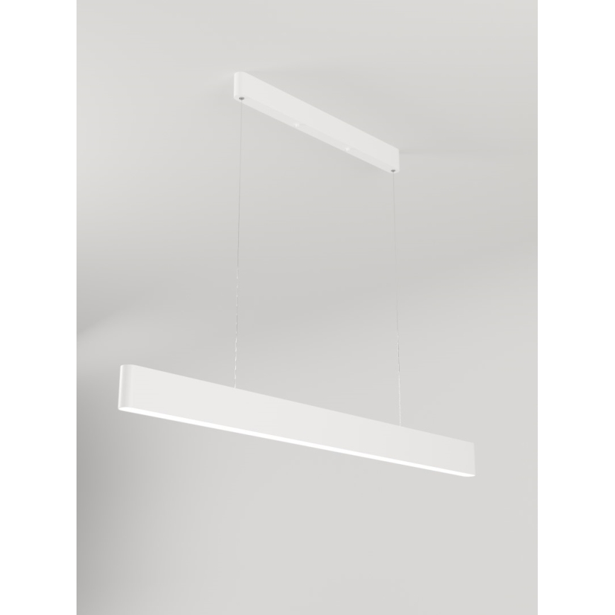 Immax NEO 07157-W120X - Светодиодная подвесная RGB+CCT люстра с регулированием яркости MILANO LED/40W/230V Tuya белый