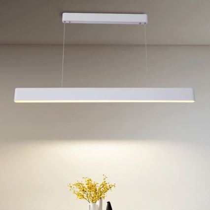 Immax NEO 07157-W120X - Светодиодная подвесная RGB+CCT люстра с регулированием яркости MILANO LED/40W/230V Tuya белый