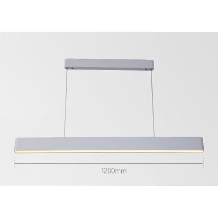 Immax NEO 07157-W120X - Светодиодная подвесная RGB+CCT люстра с регулированием яркости MILANO LED/40W/230V Tuya белый