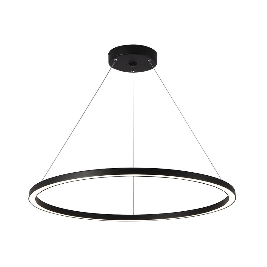 Immax NEO 07158-B80 - Светодиодная подвесная люстра с регулирование яркости FINO LED/60W/230V Tuya черная + дистанционное управление