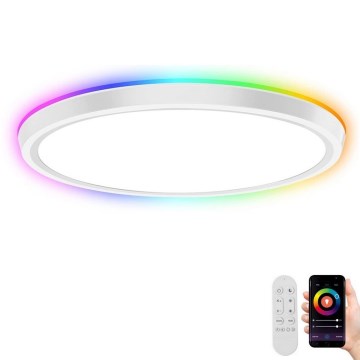 Immax NEO 07164-40 - Светодиодный RGB+CCT регулируемый потолочный светильник NEO LITE TUDO LED/50W/230V Wi-Fi Tuya + пульт дистанционного управления