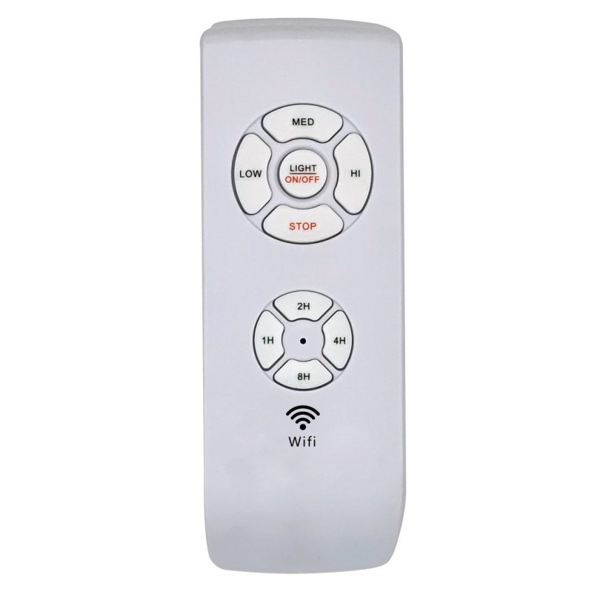 Immax NEO 07165-S - Світлодіодний стельовий вентилятор ELEGANTE LED/18W/230V дуб Wi-Fi Tuya + пульт дистанційного керування
