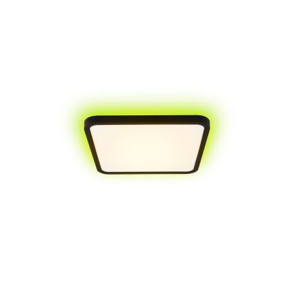 Immax NEO 07167-B40 - LED RGB+CCT Стельовий світильник з регулюванням яскравості NEO LITE TUDO LED/50W/230V Wi-Fi Tuya чорний + пульт дистанційного керування