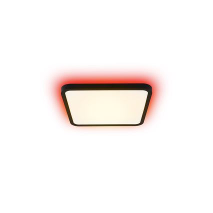 Immax NEO 07167-B40 - LED RGB+CCT Стельовий світильник з регулюванням яскравості NEO LITE TUDO LED/50W/230V Wi-Fi Tuya чорний + пульт дистанційного керування