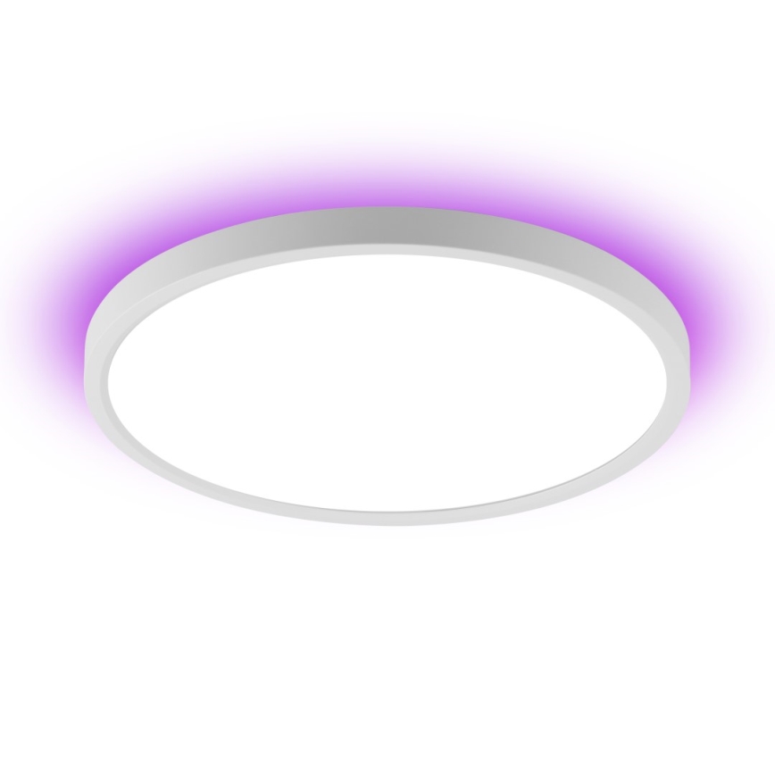 Immax NEO 07169-W60 - LED RGB+CCT Стельовий світильник з регулюванням яскравості NEO LITE TUDO 65W/230V 2700-6500K Wi-Fi Tuya + пульт дистанційного керування білий