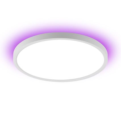 Immax NEO 07169-W60 - Светодиодный потолочный RGB+CCT светильник с регулированием яркости NEO LITE TUDO 65W/230V 2700-6500K Wi-Fi Tuya + дистанционное управление белый
