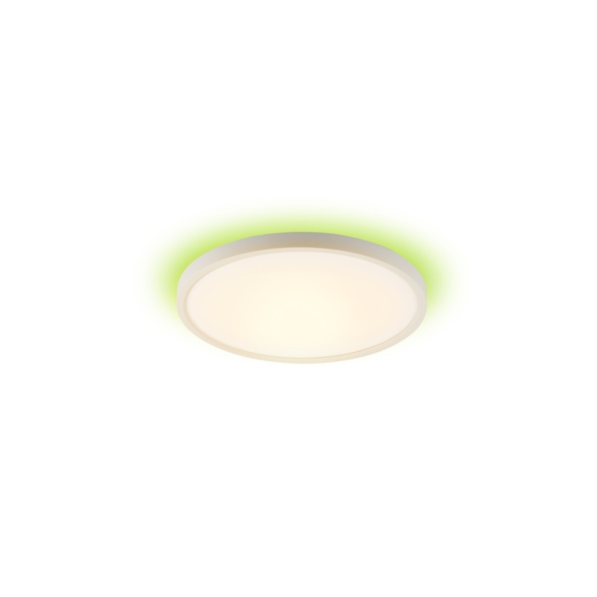 Immax NEO 07169-W60 - Светодиодный потолочный RGB+CCT светильник с регулированием яркости NEO LITE TUDO 65W/230V 2700-6500K Wi-Fi Tuya + дистанционное управление белый