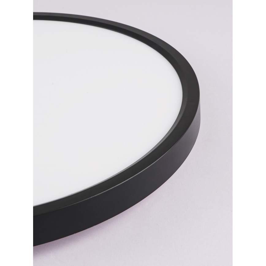 Immax NEO 07170-B60 - Светодиодный потолочный RGB+CCT светильник с регулированием яркости NEO LITE TUDO LED/65W/230V 2700-6500K Wi-Fi Tuya черный + дистанционное управление
