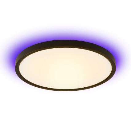 Immax NEO 07170-B60 - Светодиодный потолочный RGB+CCT светильник с регулированием яркости NEO LITE TUDO LED/65W/230V 2700-6500K Wi-Fi Tuya черный + дистанционное управление