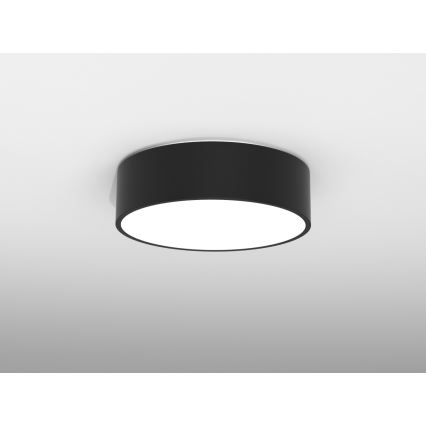 Immax NEO 07200L - Светодиодный потолочный светильник с регулированием яркости RONDATE LED/18W/230V 3000-6000K диаметр 25 см черный Tuya + дистанционное управление