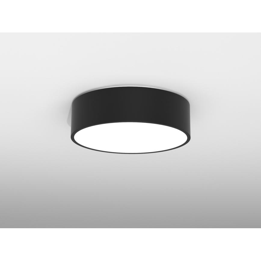 Immax NEO 07200L - Светодиодный потолочный светильник с регулированием яркости RONDATE LED/18W/230V 3000-6000K диаметр 25 см черный Tuya + дистанционное управление