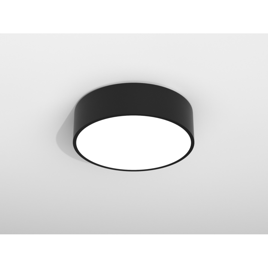 Immax NEO 07200L - Светодиодный потолочный светильник с регулированием яркости RONDATE LED/18W/230V 3000-6000K диаметр 25 см черный Tuya + дистанционное управление