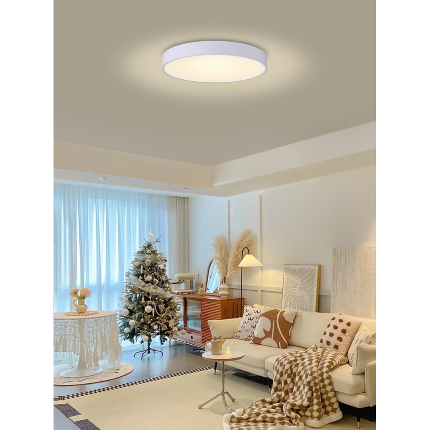 Immax NEO 07206L - Светодиодный потолочный светильник с регулированием яркости RONDATE LED/53W/230V белый Tuya + дистанционное управление