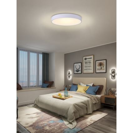 Immax NEO 07206L - Светодиодный потолочный светильник с регулированием яркости RONDATE LED/53W/230V белый Tuya + дистанционное управление