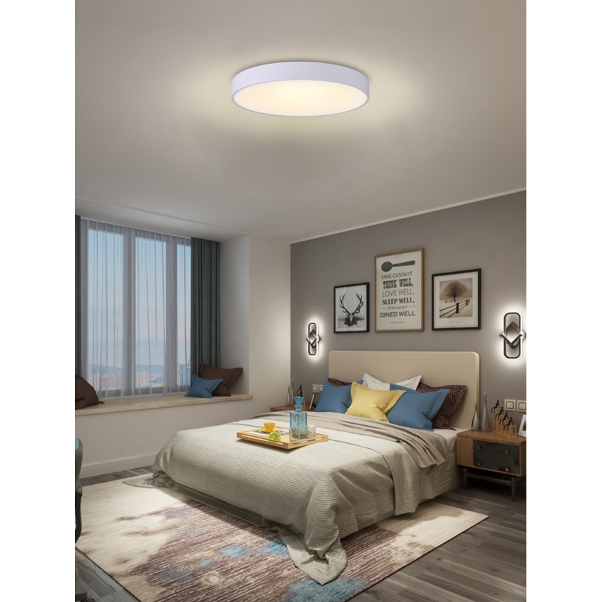 Immax NEO 07206L - Светодиодный потолочный светильник с регулированием яркости RONDATE LED/53W/230V белый Tuya + дистанционное управление
