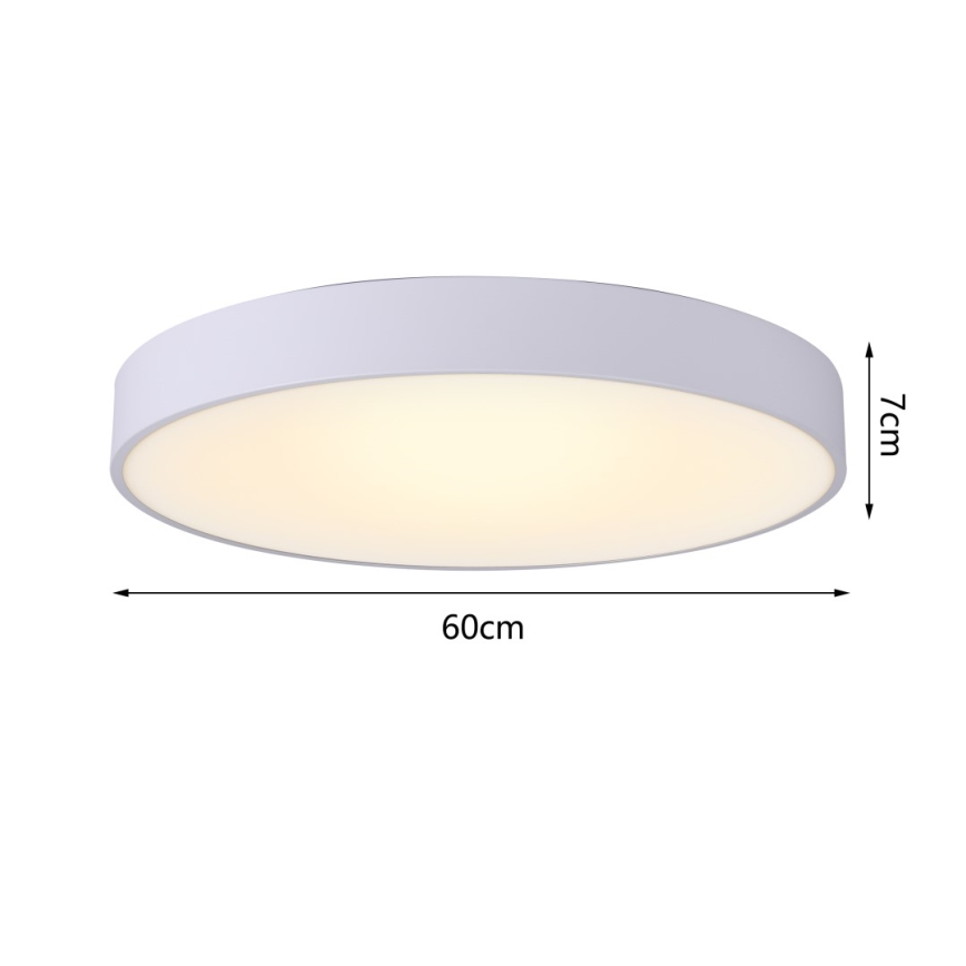 Immax NEO 07206L - Светодиодный потолочный светильник с регулированием яркости RONDATE LED/53W/230V белый Tuya + дистанционное управление