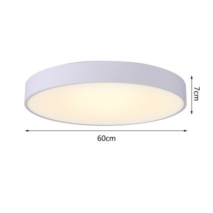 Immax NEO 07206L - Світлодіодний стельовий світильник з регулюванням яскравості RONDATE LED/53W/230V білий Tuya + пульт дистанційного керування