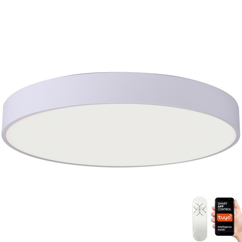 Immax NEO 07206L - Світлодіодний стельовий світильник з регулюванням яскравості RONDATE LED/53W/230V білий Tuya + пульт дистанційного керування