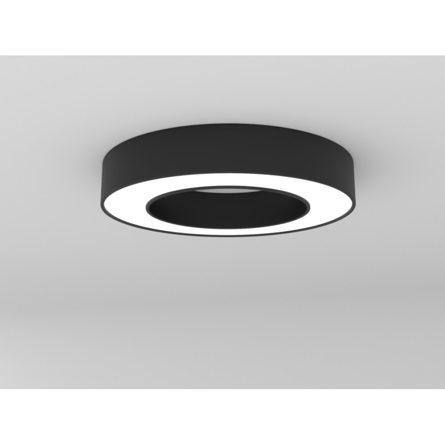 Immax NEO 07209L - Светодиодный потолочный светильник с регулированием яркости PASTEL LED/53W/230V 60 см черный Tuya + дистанционное управление