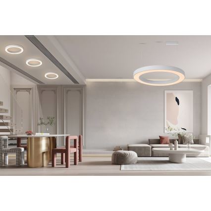 Immax NEO 07212L - Светодиодный светильник с регулированием яркости PASTEL LED/53W/230V белый Tuya + дистанционное управление