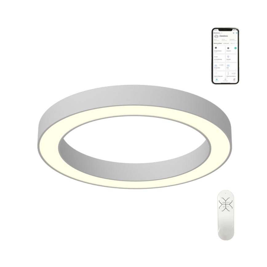 Immax NEO 07212L - Светодиодный светильник с регулированием яркости PASTEL LED/53W/230V белый Tuya + дистанционное управление
